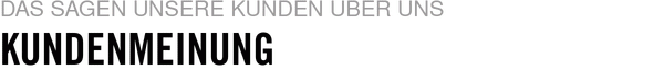 Kundenmeinung