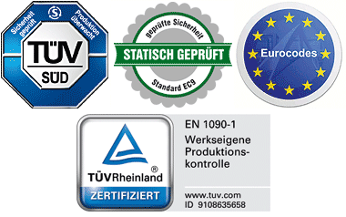 TÜV Logo Traversen - Statische Berechnung - Eurocodes - TÜV Rheinland
